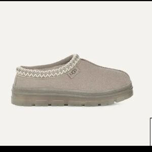 Ugg Womens Gray Tasman Clear Cozy Designer Shearling Slip-Ons Slipper 6